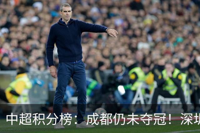 中超积分榜：成都仍未夺冠！深圳、辽宁提前上岸，武汉基本降级